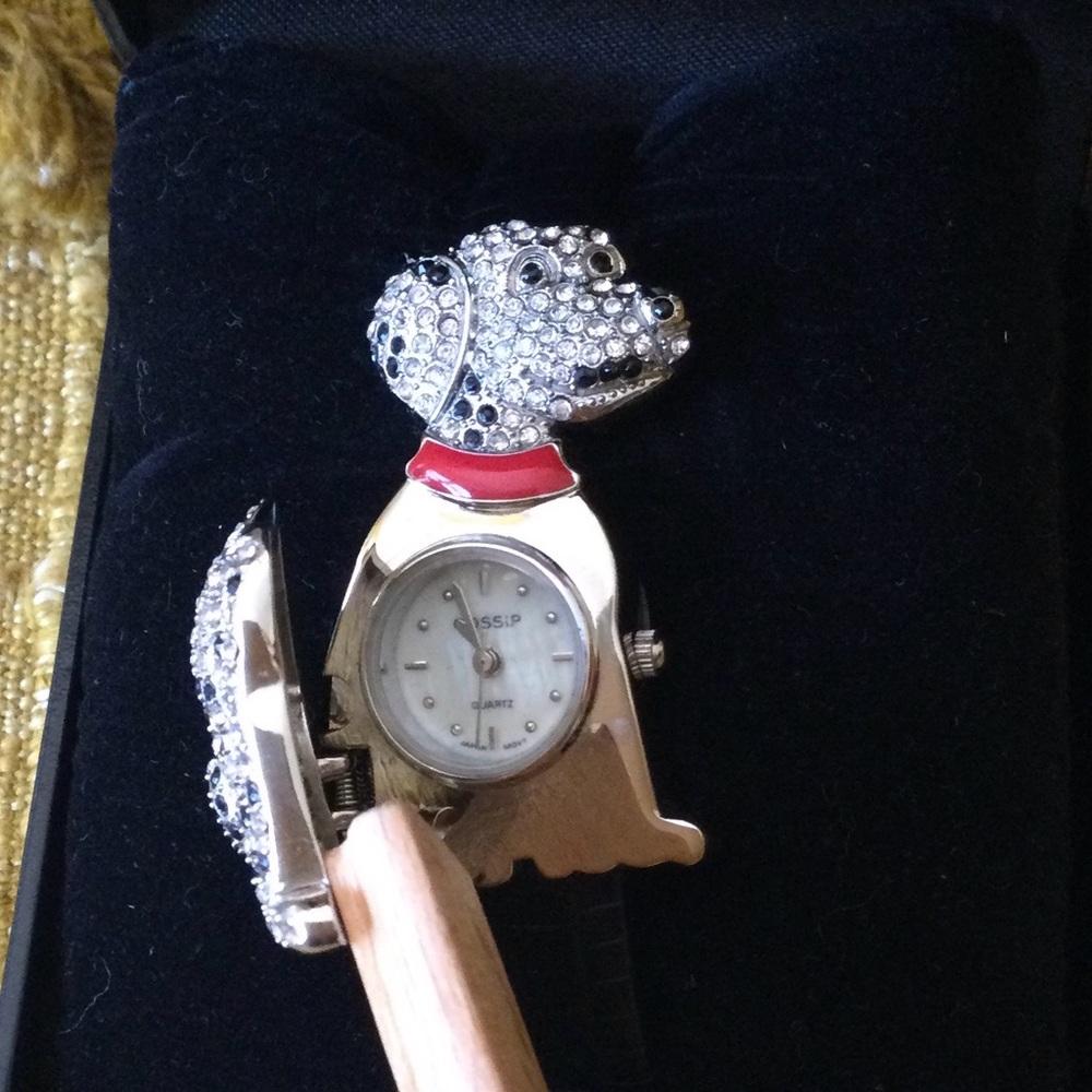 Gossip Dog Watch with Rhinestones